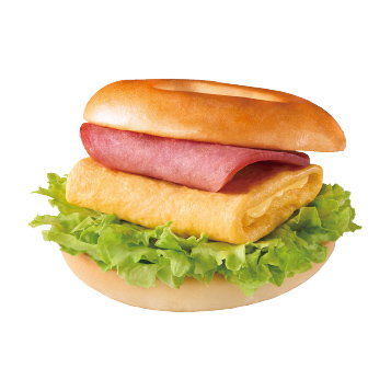 火腿歐姆蛋貝果