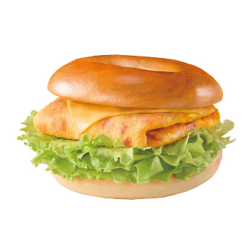 番茄吉士蛋貝果