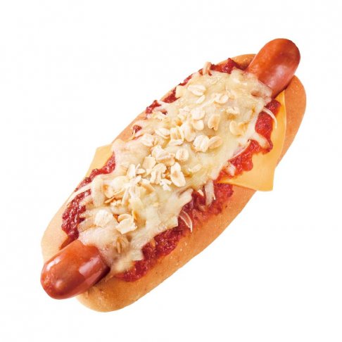 雙倍起司披薩熱狗堡