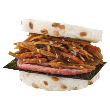 超級大麥牛蒡培根珍珠堡